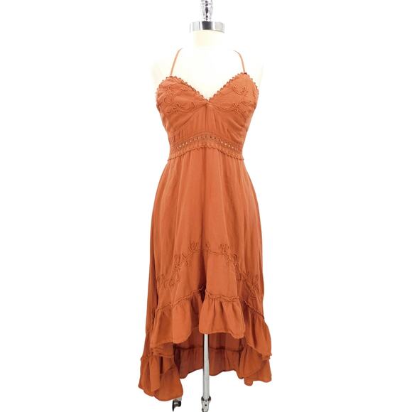 Scully Dresses & Skirts - Scully Cantina Collection Empire Waist High Low Dress In Ginger Size XL Western